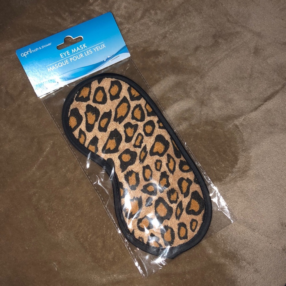 Cheetah print eye mask!